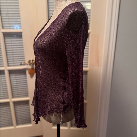 Purple Cover up Cardigan - Picture 2 of 5